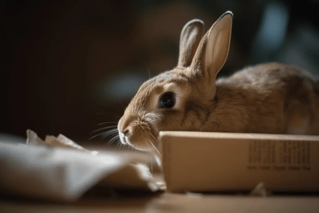 Cardboard for bunnies

